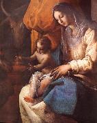 CAJES, Eugenio The Adoration of the Magi (detail) fd USA oil painting artist